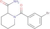 1-(3-Bromobenzoyl)piperidine-2-carboxamide
