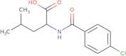 2-[(4-Chlorophenyl)formamido]-4-methylpentanoic acid