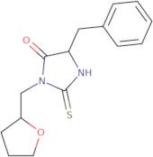 4-Benzyl-1-(oxolan-2-ylmethyl)-2-sulfanyl-4,5-dihydro-1H-imidazol-5-one