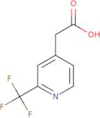2-[2-(Trifluoromethyl)pyridin-4-yl]acetic acid
