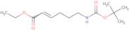 (2E)-6-[[(1,1-Dimethylethoxy)carbonyl]amino]-2-hexenoic acid ethyl ester