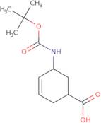 (1R,5S)-5-{[(tert-Butoxy)carbonyl]amino}cyclohex-3-ene-1-carboxylic acid