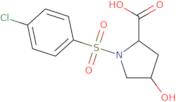 1-(4-Chlorobenzenesulfonyl)-4-hydroxypyrrolidine-2-carboxylic acid