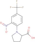 1-[2-Nitro-4-(trifluoromethyl)phenyl]pyrrolidine-2-carboxylic acid