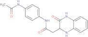 N-(4-Acetamidophenyl)-2-(3-oxo-1,2,3,4-tetrahydroquinoxalin-2-yl)acetamide