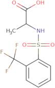 2-[2-(Trifluoromethyl)benzenesulfonamido]propanoic acid