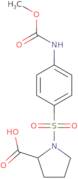 1-{4-[(Methoxycarbonyl)amino]benzenesulfonyl}pyrrolidine-2-carboxylic acid