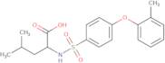 N-([4-(2-Methylphenoxy)phenyl]sulfonyl)leucine