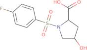 1-(4-Fluorobenzenesulfonyl)-4-hydroxypyrrolidine-2-carboxylic acid