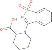 1-(1,1-Dioxido-1,2-benzisothiazol-3-yl)piperidine-2-carboxylic acid