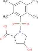 4-Hydroxy-1-(2,3,5,6-tetramethylbenzenesulfonyl)pyrrolidine-2-carboxylic acid