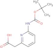 2-(6-{[(tert-Butoxy)carbonyl]amino}pyridin-2-yl)acetic acid