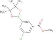 (3-Chloro-5-(methoxycarbonyl)phenyl)boronic acid pinacol ester