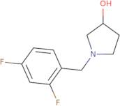 1-[(2,4-Difluorophenyl)methyl]pyrrolidin-3-ol