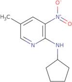 2-Cyclopentylamino-5-methyl-3-nitropyridine