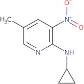 2-Cyclopropylamino-5-methyl-3-nitropyridine