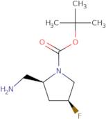 tert-Butyl (2S,4S)-2-(Aminomethyl)-4-fluoro-1-pyrrolidinecarboxylate