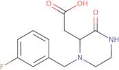 [1-(3-Fluoro-benzyl)-3-oxo-piperazin-2-yl]-acetic acid