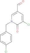 5-Chloro-1-[(4-chlorophenyl)methyl]-6-oxo-1,6-dihydropyridine-3-carbaldehyde