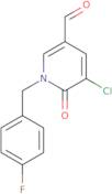 5-Chloro-1-[(4-fluorophenyl)methyl]-6-oxo-1,6-dihydropyridine-3-carbaldehyde