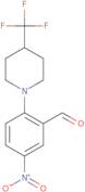 5-Nitro-2-[4-(trifluoromethyl)piperidino]-benzenecarbaldehyde