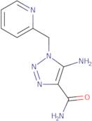 5-Amino-1-(2-pyridinylmethyl)-1H-1,2,3-triazole-4-carboxamide