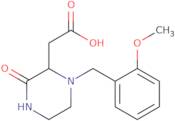 2-[1-(2-Methoxybenzyl)-3-oxo-2-piperazinyl]-acetic acid