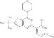 2-(2-(2-Amino-4-methylpyrimidin-5-yl)-4-morpholinothieno[3,2-d]pyrimidin-6-yl)propan-2-ol