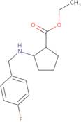 Ethyl (1R,2S)-2-(4-fluorobenzylamino)cyclopentanecarboxylate