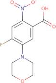 4-Fluoro-5-morpholino-2-nitrobenzoic acid