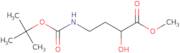 Methyl 4-([(tert-butoxy)carbonyl]amino)-2-hydroxybutanoate