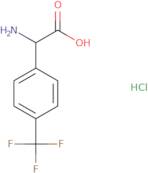 2-Amino-2-[4-(trifluoromethyl)phenyl]acetic acid, hydrochloride