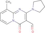 9-Methyl-4-oxo-2-pyrrolidin-1-yl-4H-pyrido[1,2-a]pyrimidine-3-carbaldehyde