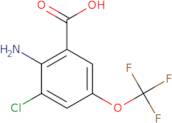 2-Amino-3-chloro-5-(trifluoromethoxy)benzoicacid