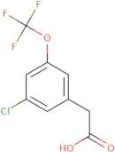 3-Chloro-5-(trifluoromethoxy)phenylacetic acid