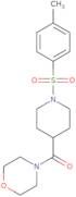 {1-[(4-Methylphenyl)sulfonyl]-4-piperidinyl}(morpholino)methanone