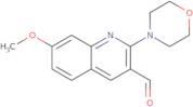 7-Methoxy-2-morpholinoquinoline-3-carbaldehyde