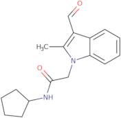 N-Cyclopentyl-2-(3-formyl-2-methyl-indol-1-yl)-acetamide