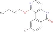 9-Bromo-1-butoxybenzo[C][1,6]naphthyridin-6(5H)-one