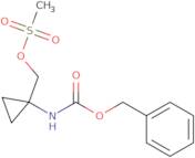 (1-(((Benzyloxy)carbonyl)amino)cyclopropyl)methyl methanesulfonate