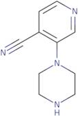 3-(Piperazin-1-yl)pyridine-4-carbonitrile