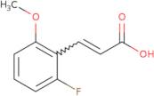 3-(2-Fluoro-6-methoxyphenyl)prop-2-enoic acid