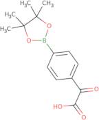 2-Oxo-2-(4-(4,4,5,5-tetramethyl-1,3,2-dioxaborolan-2-yl)phenyl)acetic acid