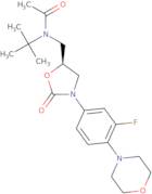 N-tert-butyl-N-(((S)-3-(3-fluoro-4-morpholinophenyl)-2-oxooxazolidin-5-yl)methyl)acetamide