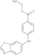 N-(4-Carbethoxyphenyl)-N-4-(6'-benzothiazole)amine