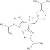 1,2,2-Tris[(S)-4-isopropyl-4,5-dihydro-2-oxazolyl]propane