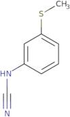 {[3-(Methylsulfanyl)phenyl]amino}carbonitrile