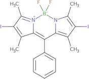 5,5-Difluoro-2,8-diiodo-1,3,7,9-tetramethyl-10-phenyl-5H-dipyrrolo[1,2-C:2,1-F][1,3,2]diazaborin...