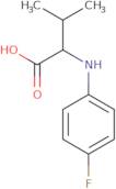 (2S)-2-[(4-Fluorophenyl)amino]-3-methylbutanoic acid