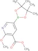 Methyl 2-methoxy-5-(4,4,5,5-tetramethyl-1,3,2-dioxaborolan-2-yl)nicotinate